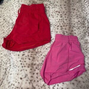 Kids Red and Pink Shorts